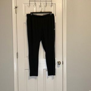Bcg mens athletic pants, black, jogger, draw string, pockets, 2XL, polyester